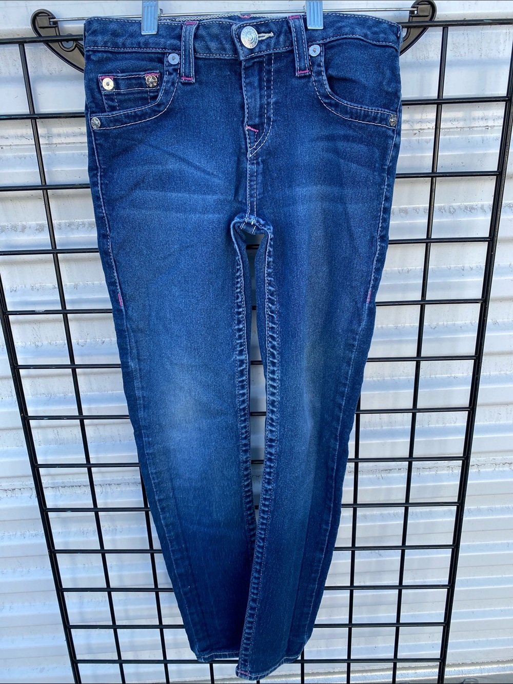 True Religion Girls Dark Blue Skinny Jeans